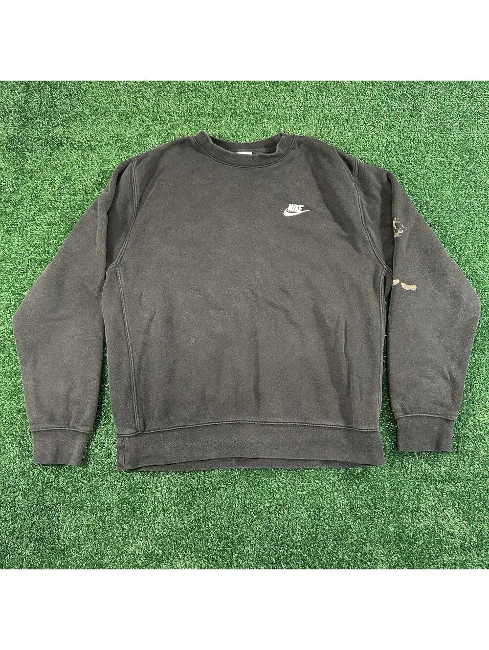 Nike Men's Sportswear Sweatshirt Crewneck Pullover Size Medium Stained